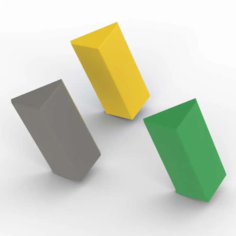 MOC 10PCS 3041 2x4 ความลาดชัน 45 Building Blocks ชุดแผ่น Board House อิฐอนุภาคของเล่นเพื่อการศึกษาเด็กวันเกิดเด็กของขวัญ