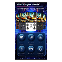 R36MAX Retro Handheld Game Console 128GB 4.0Inch IPS Screen Portable Pocket Video Player Supports 30+ Emulators C