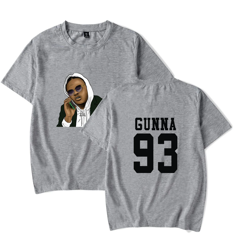 

2026 Gunna Tshirt Pop Rapper O-Neck Men's T-shirt Women Short Sleeve Tshirts Harajuku Casual Unisex Wunna Clothes