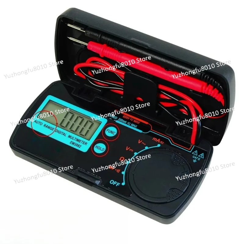 Mini Digital Multimeter 3 1/2 1999 AC/DC Ammeter Voltmeter Ohm Portable Voltage Meter