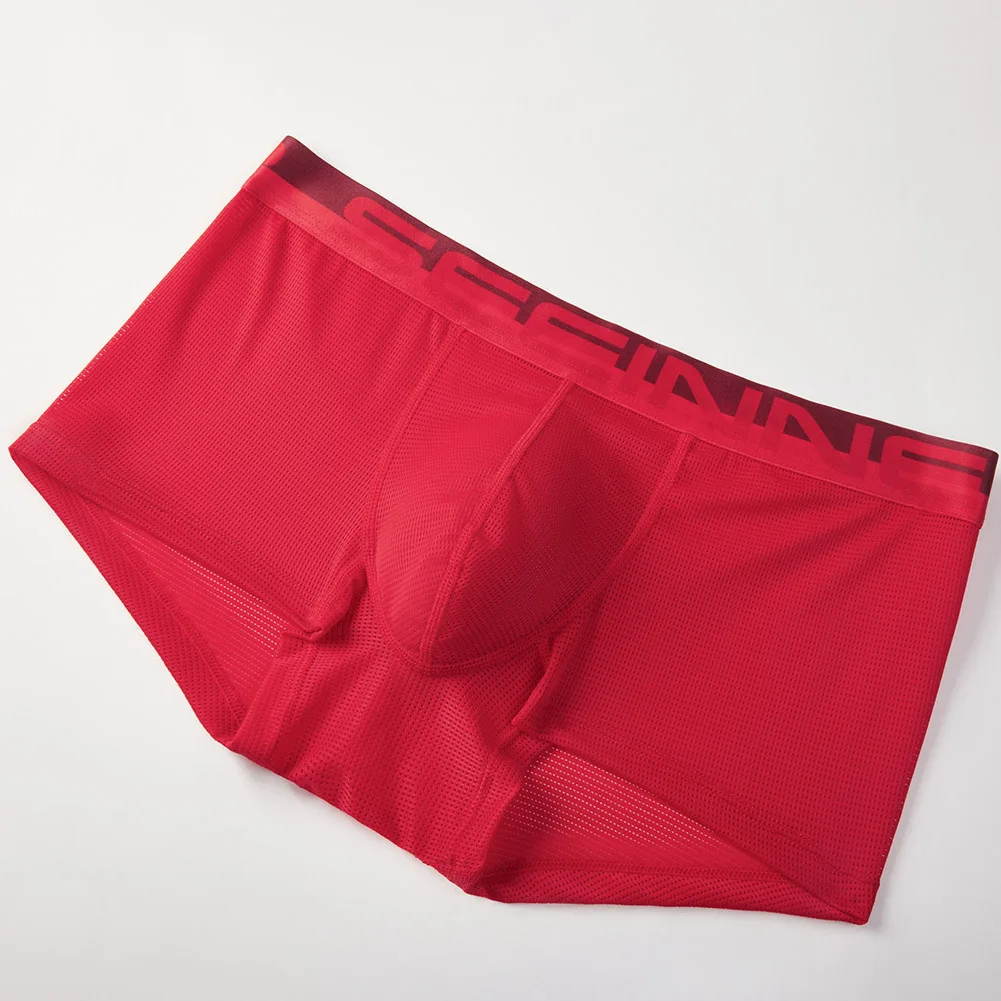 Comfortable Breathable Men\\\'s Sports Underpants Soft Boxers Briefs Underwear Suitable for Physical Activities and Daily Wear