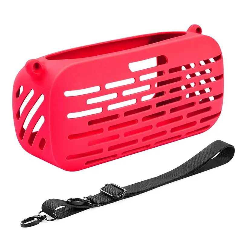 

Прочный защитный чехол ABNR для портативной колонки Bose Soundlink Max, силиконовый чехол с защитой от царапин, плечевой ремень для переноски, защита от повреждений