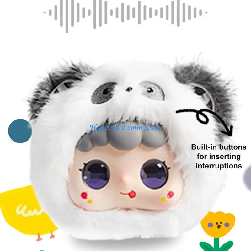 

H37F AI Interactive Plush Toy Voice Recognition Bilingual English Chinese For Childre