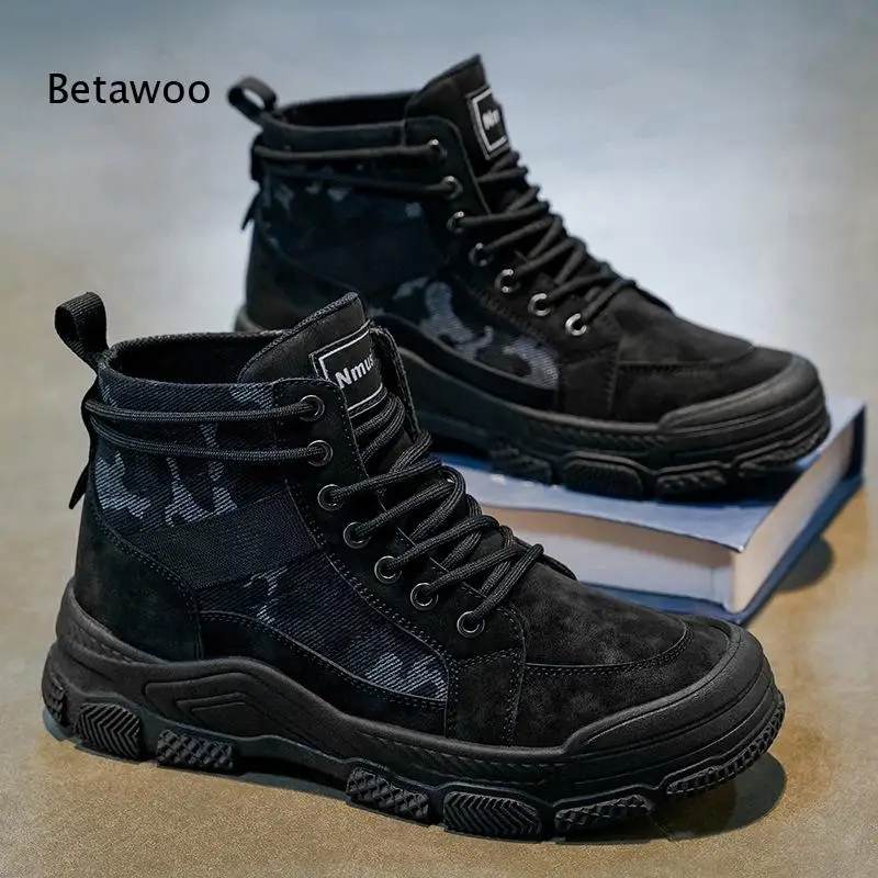Trendy Non-Slip Wear-Resistant High-Top Shoes