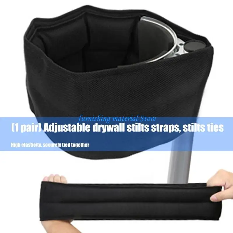 Y5GD Portable Drywalls Stilt Strap Compactly Design Easy To Carry And Store For Mobile Construction Professional 2Pieces