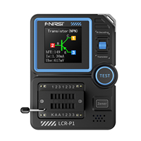 FNIRSI LCR-P1 Transistor Tester Diode Triode Capacitance Meter 1.44Inch Color Screen USB Type-C Data Export Anti-Burn Protection