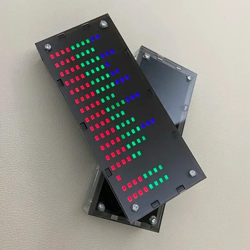 DC 5V  Music Spectrum Level Indicator Rhythm Wire Voice Control   VU  Electroacoustic Device