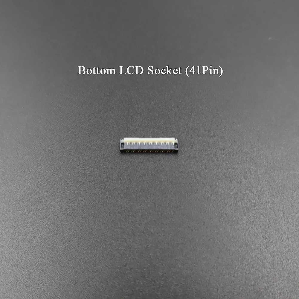 For New 3DS LL XL 4Pin 21Pin 41Pin 53Pin FPC Female Socket Motherboard LCD Display Screen Flex Cable Clip Ribbon Connector