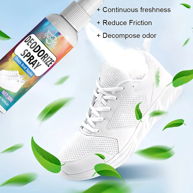 Foot and Shoe Deodorizer Spray, Removes Sweat Odor and Keeps Shoes, Socks and Feet Fresh All Day - Detail 1