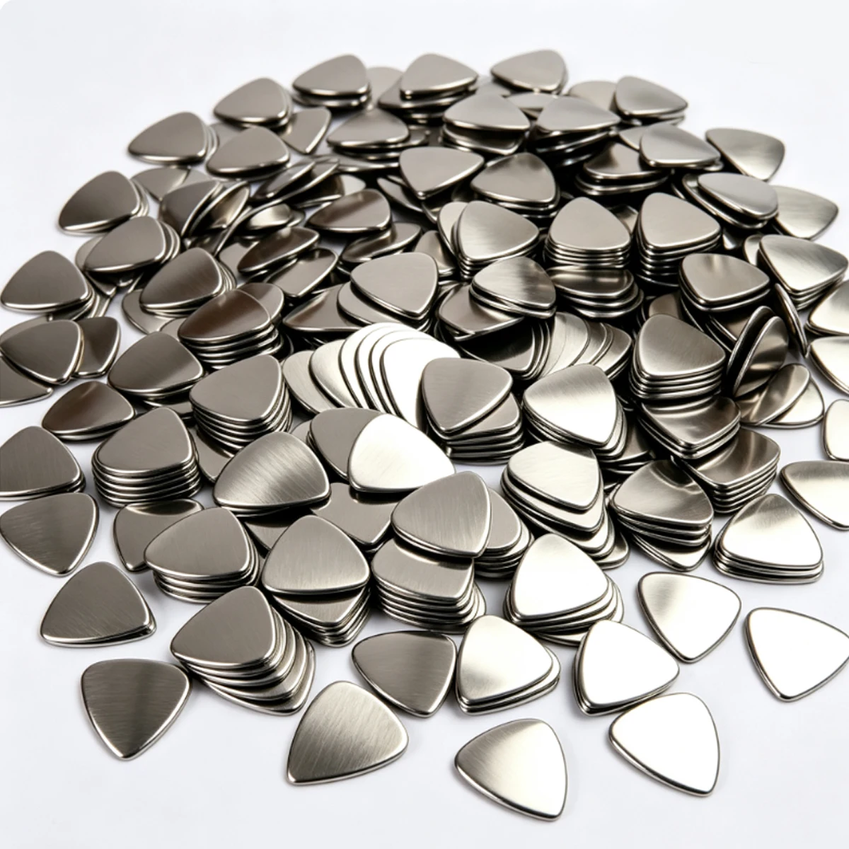 6/12Pcs Stainless Steel Plectrums, 0.3mm Thin Durable Picks for Acoustic Electric Guitar, Bass and Ukulele, Ideal ZSY