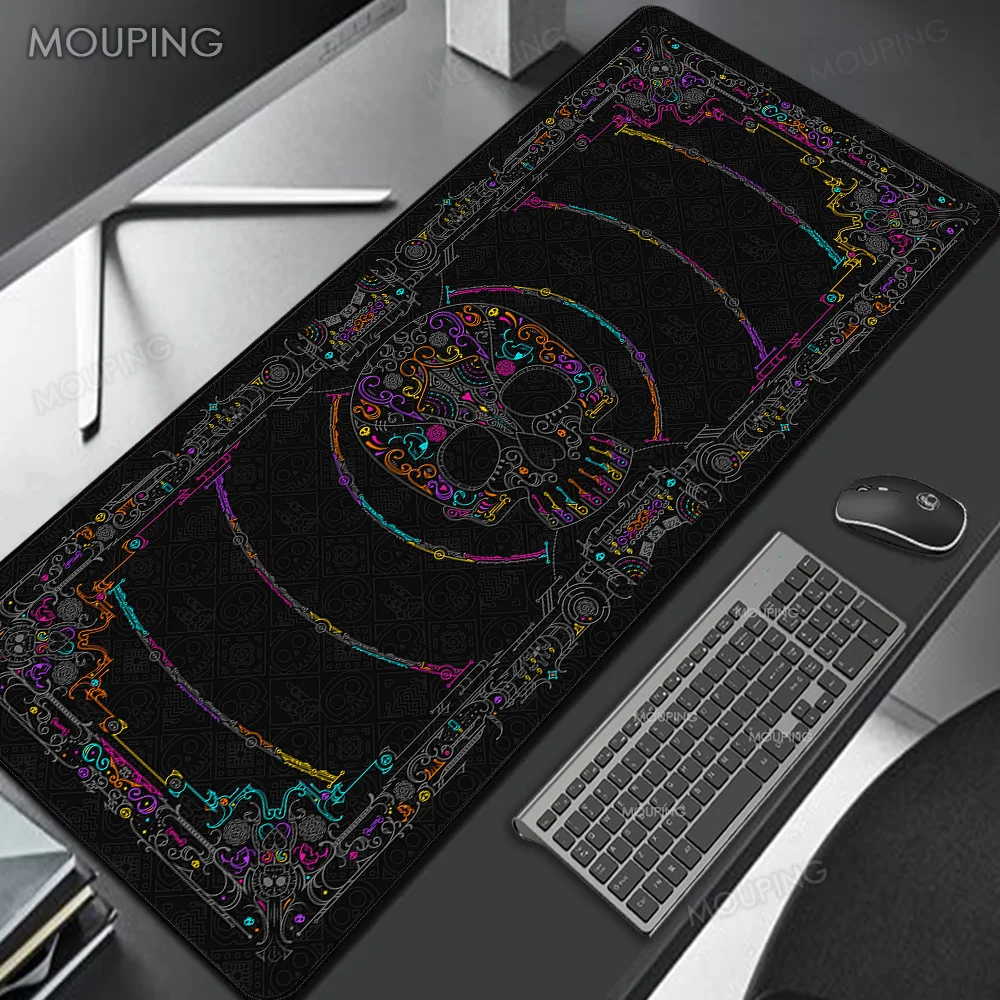 Laptop Mat Skull Mouse Pad 900x400 Pc Gamer Desk Mat Cat Mousepad Company Carpet Computer Table Gaming Accessories Mouse Mats