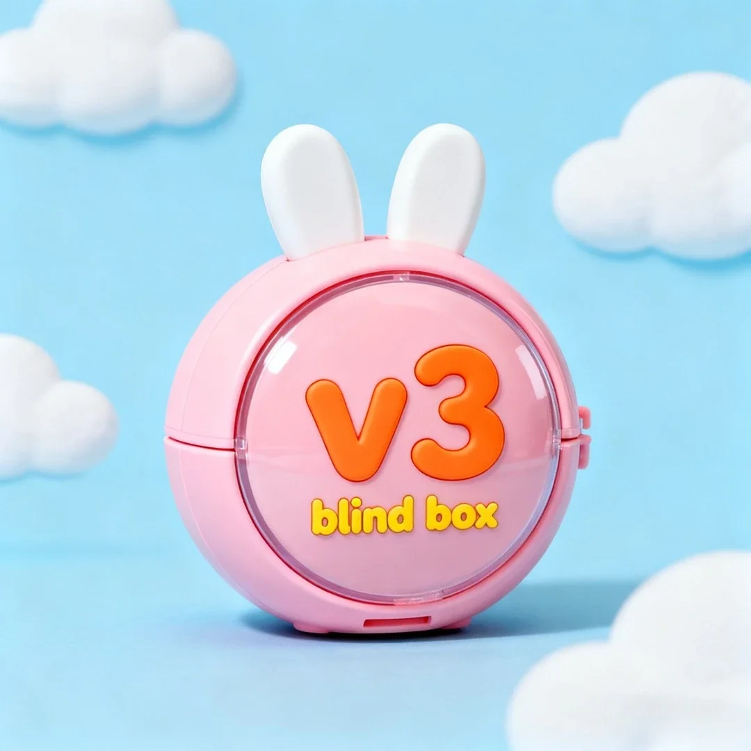 cute and fun blind boxes,Christmas New V3 Doll Blind Box Hand Vinyl Doll Birthday Surprise Gift Cute Small Pendant