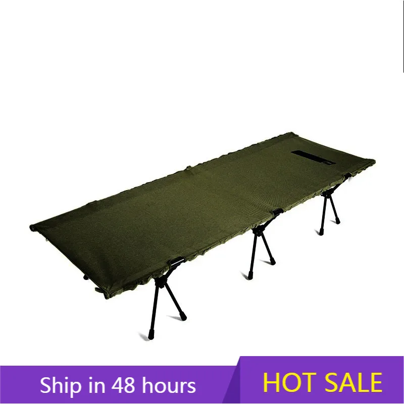 

YTYIN YTYIN Springhill Outdoor Portable Folding Bed Aluminum Alloy Portable Ultralight Tactical Style Single Bed Camping Sleepin