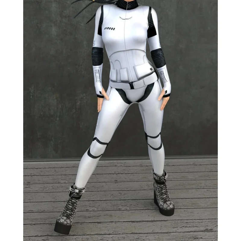 3D Print Catsuit Vrouw Rits Jumpsuit Zentai Romper Game Party Carnaval Kostuum Vrouwelijke Cosplay Outfit