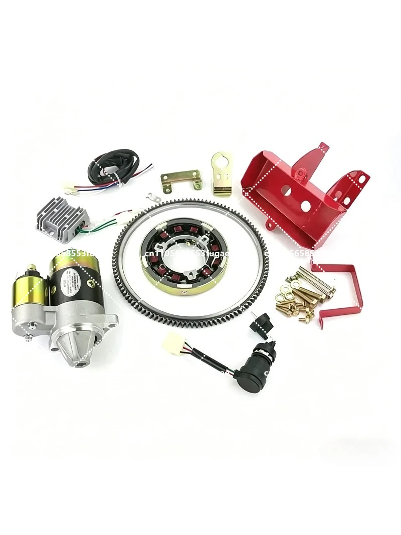 

Micro-tillage Electromechanical Starter 186 Modified 173F/178F/180F/188F Motor Complete Set for Agriculture Equipment