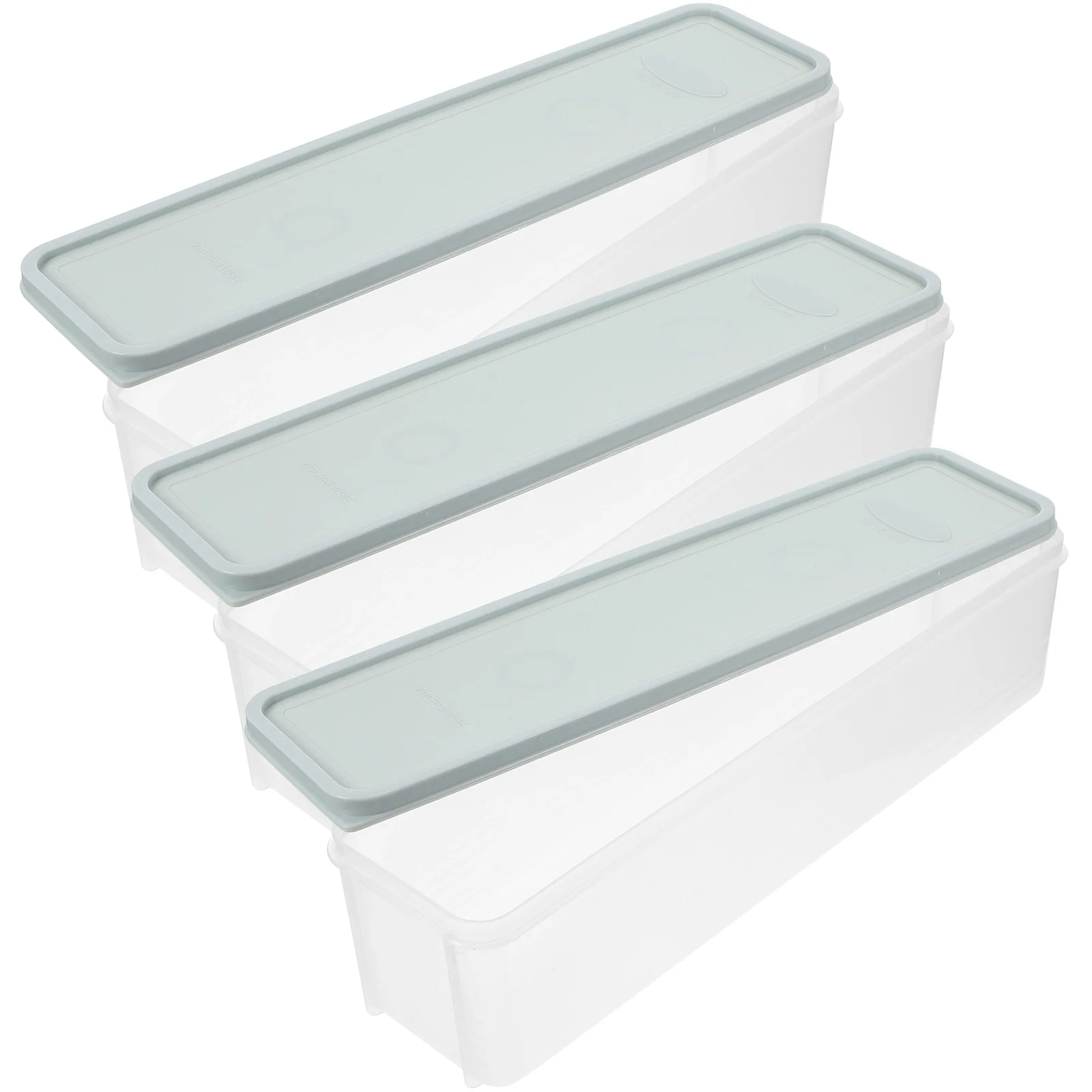 

3 Pcs Pasta Storage Containers Noodle Boxes for Pantry Keep Food Fresh Sealed PP Containers