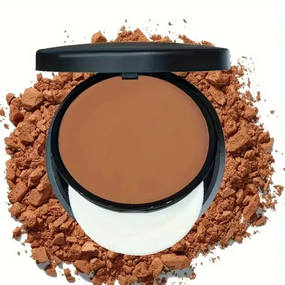 Sweat-Resistant Contouring Powder Palette Buildable Coverage Matte Tones Highlight Dark Color Shadow Makeup For All Skin