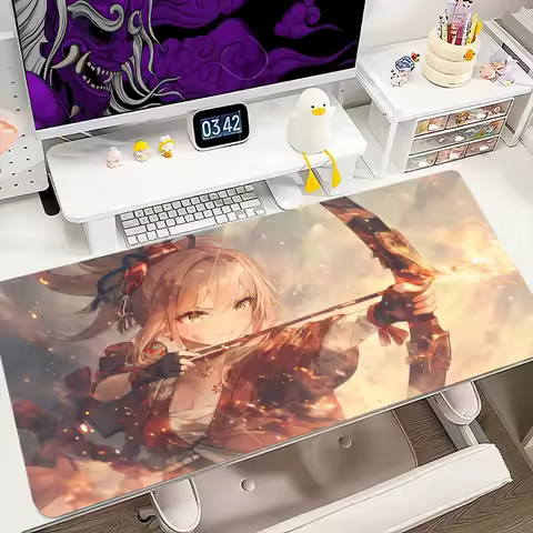 Anime girl Mouse Pad 900x400MM Large Gaming Mousepad Keyboard Gamer Rubber Anti-wrinkle Anti-Slip Bottom Desk Mat