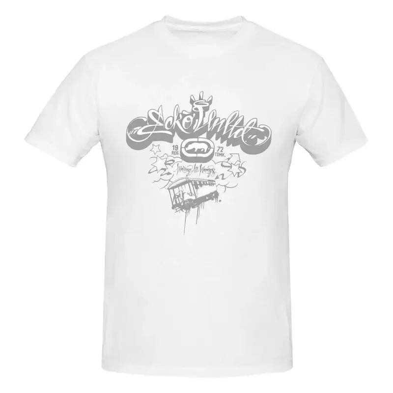 Camiseta gráfica Ecko_Unltd, camiseta Vintage de alta calidad, tendencia rara