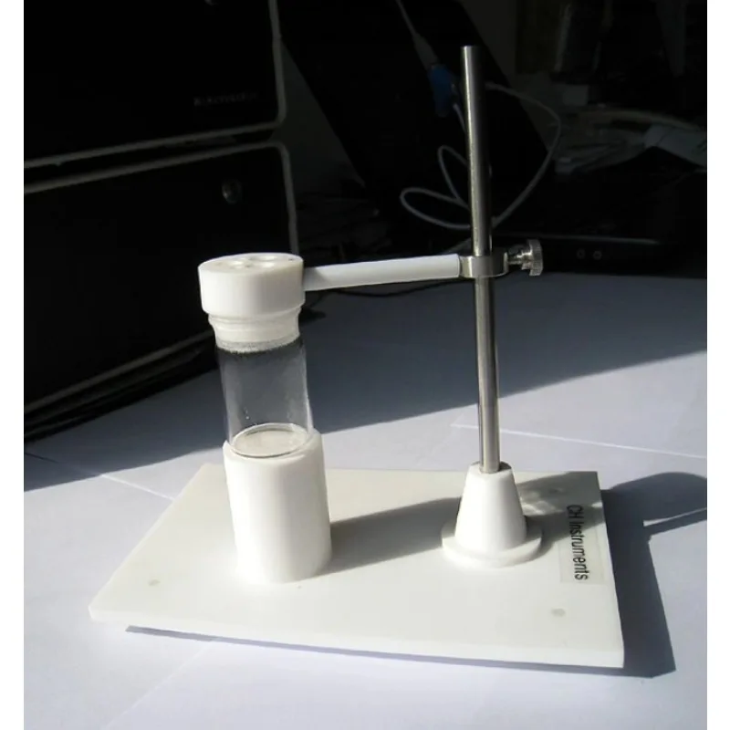 CHI220 Simple Electrode Rack CHI222 Glass Electrolytic Cup CHI223 Electrode Cap