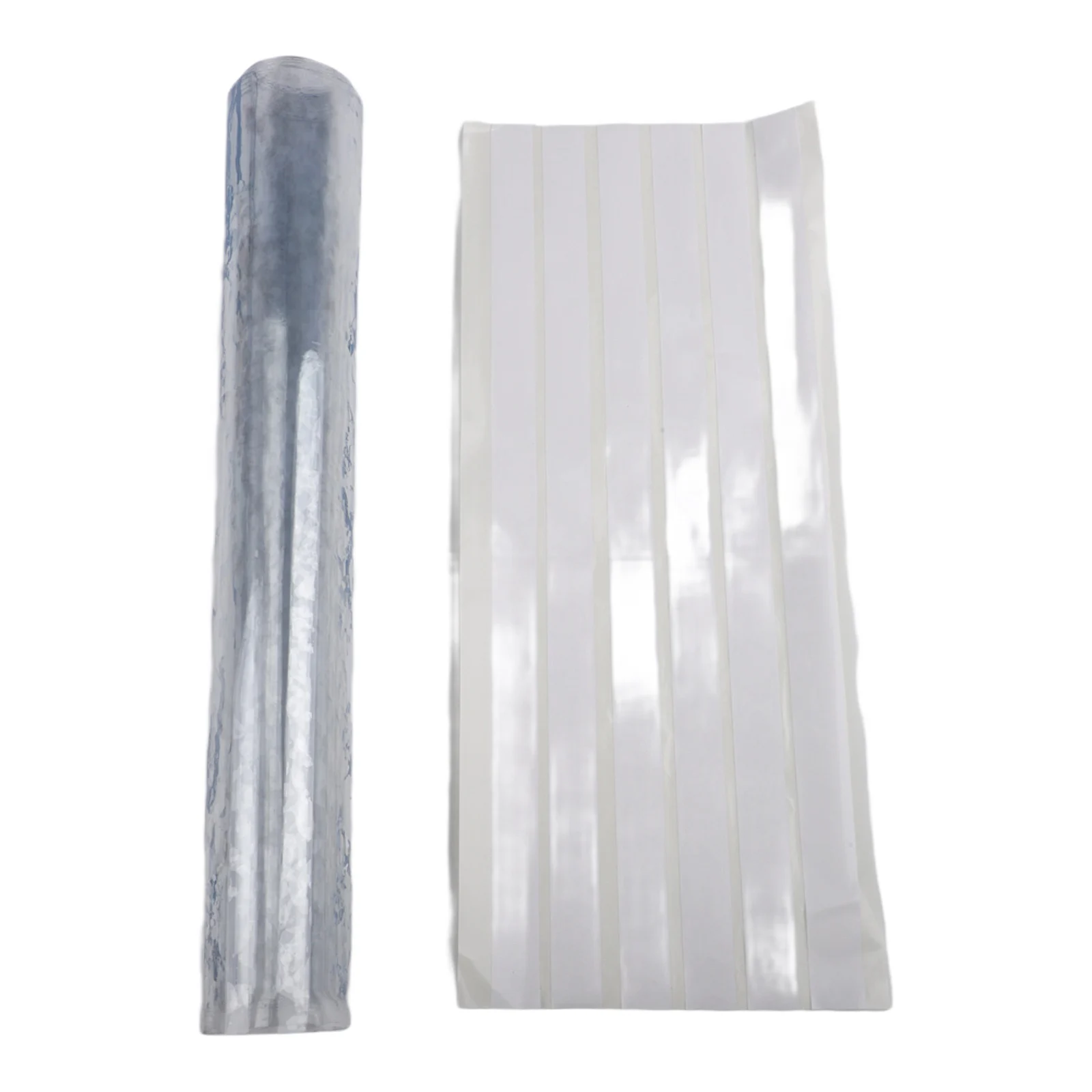 Tree wrap protector reusable for iguana prevention with sturdy PVC material and clear double sided tape for fit