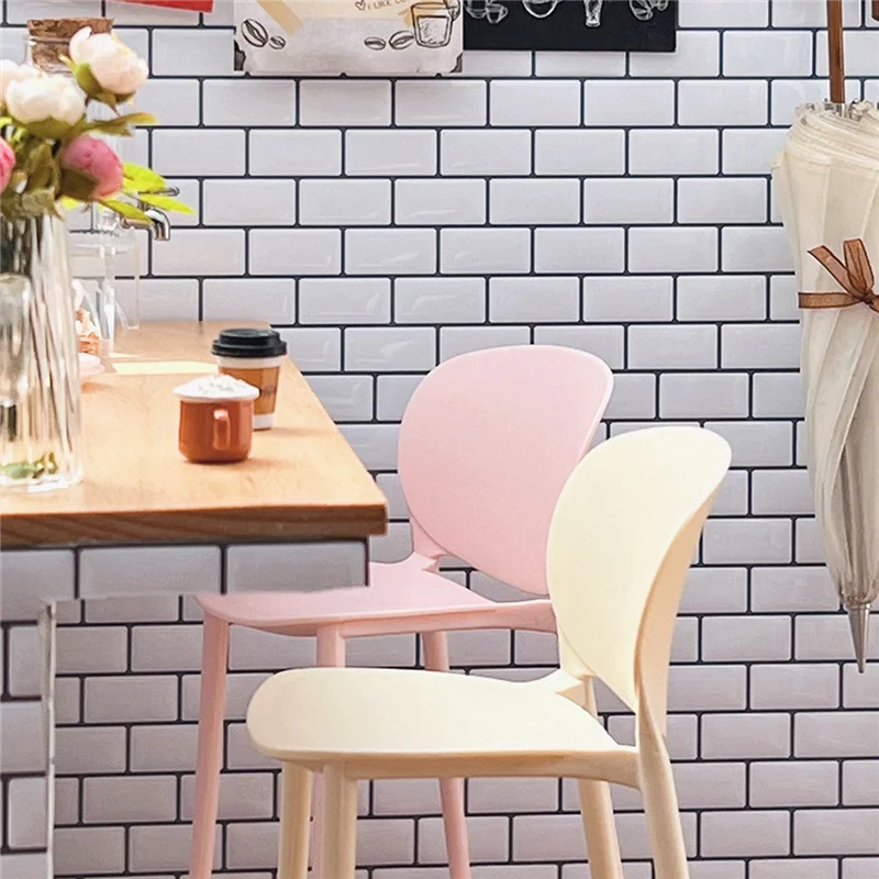

1/6 or 1/12 Scale Miniature Dollhouse Tile Sticker OB11 Doll House Wall Paper Furniture Decoration,Square WhiteJAS