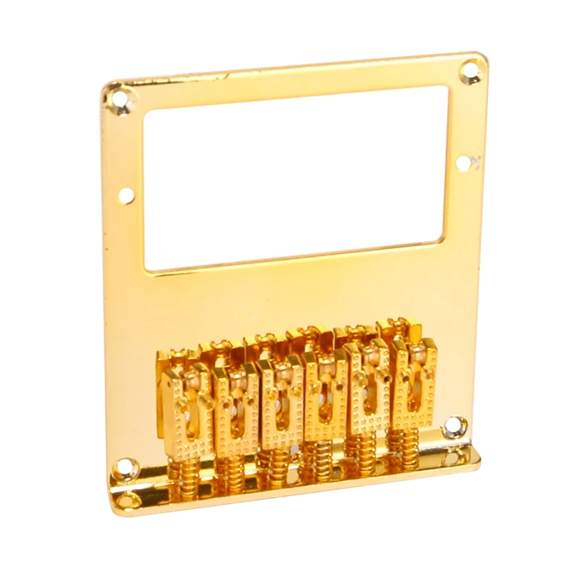 6 أسطوانة سرج 6 أوتار همبوكر جيتار جسر لتيلي تليكستر جيتار (ذهبي)