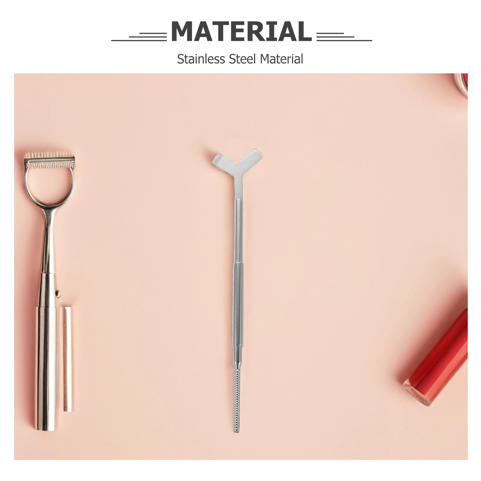 Lash Tool Set roestvrijstalen wimperborstel voor nauwkeurige scheiding Professionele make-upartiesten Duurzame wimper