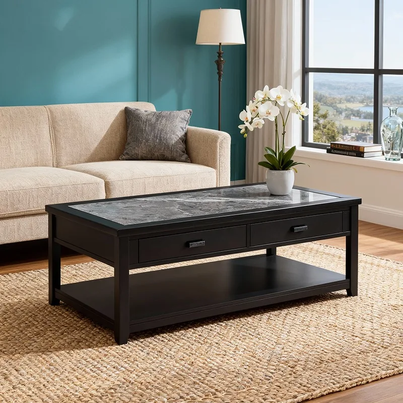 

Coffee Table Salon Desk Home Furniture Luxury Sofa Side Table Coffee Tables Living Room Tables Corner Mini Small Center Simple