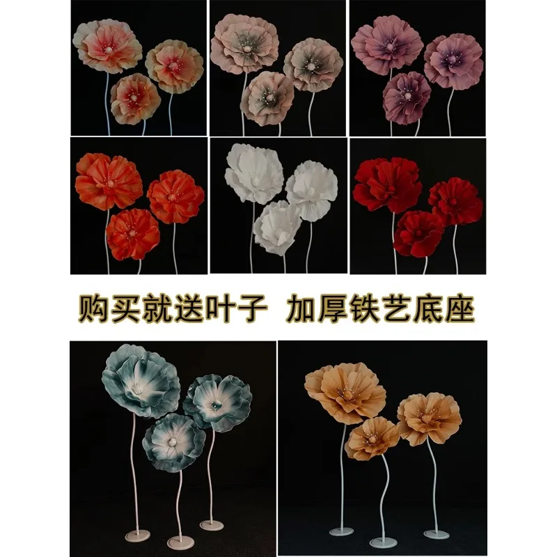 New wedding props foam screen flower wedding stage arrangement road guide window ornament shooting props finished flower