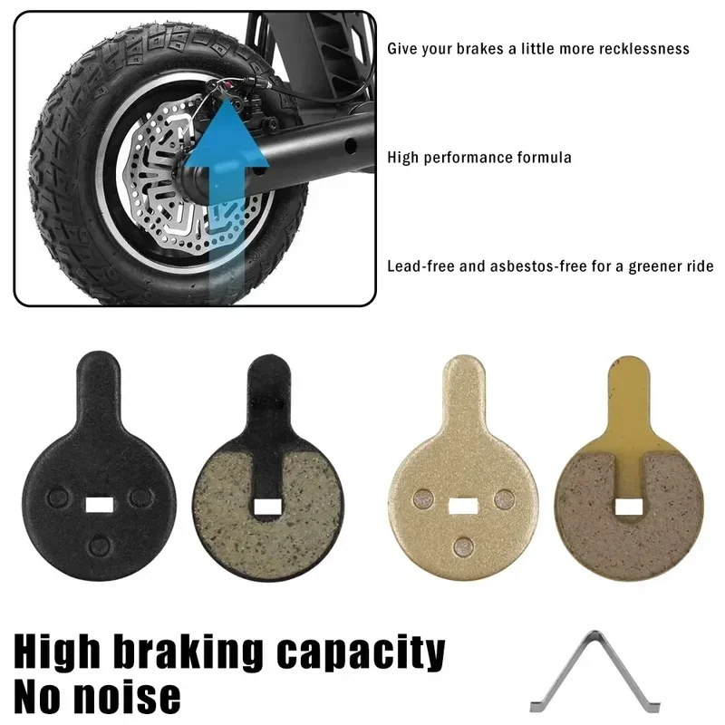 Electric Scooter Brake Pads For KUGOO KuKirin G2 G2 Pro G2 Max G3 A1 Kick Scooter Hydraulic Caliper Brake Disc Braking Parts Hig