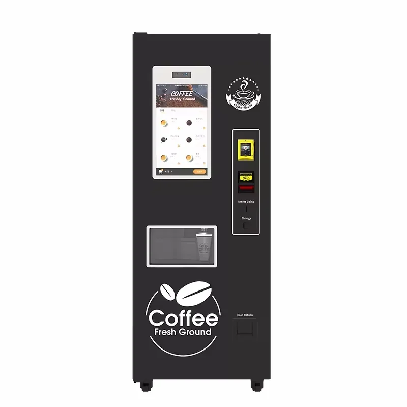 Customized Color Professional Coffee Vending Machine Design Sticker Small Drink Vending Machine For Business