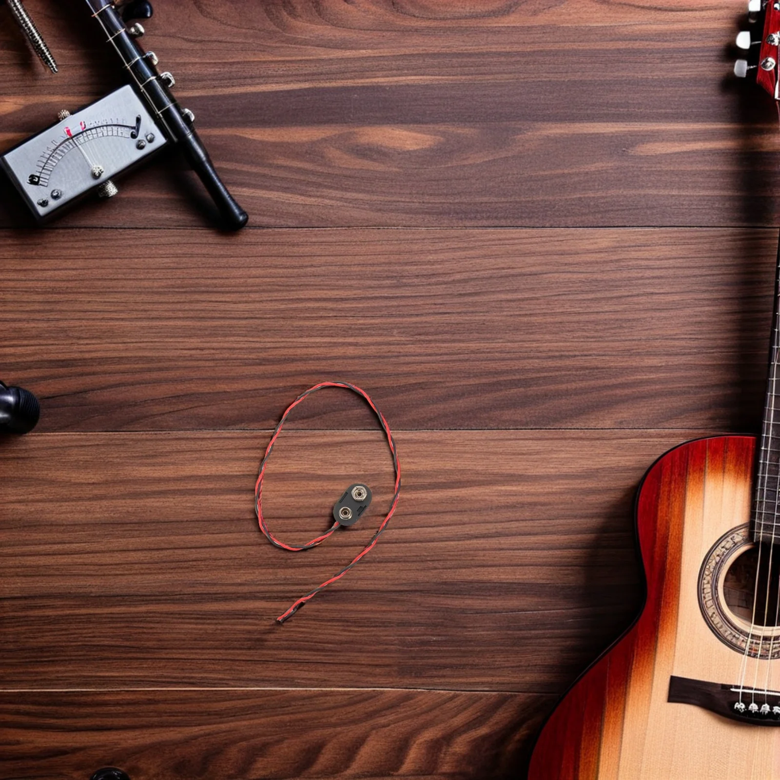 

8Pcs 9V Clip I-Type Hard Plastic Housing Snap Buckle 300Mm Wire Adapter Stable Power Connector for Pickup Box Audio