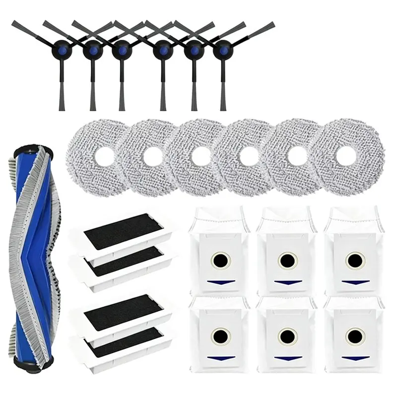 [NEWA66Z!】 Fit For ECOVACS T30 PRO OMNI T30 OMNI Robot Vacuum Accessories Main Side Brush Mop Cloth HEPA Filter Dust Bag Spare P