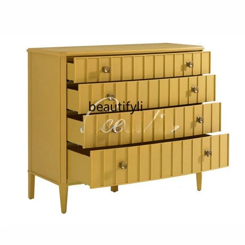 

French Entry Lux Home Chest of Drawers American Simple Hallway Locker Storage Cabinet