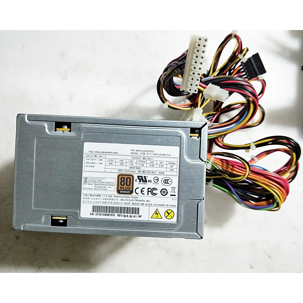 Server Power Supply For ADVANTECH DPS-300AB-70 A 300W Fully Tested