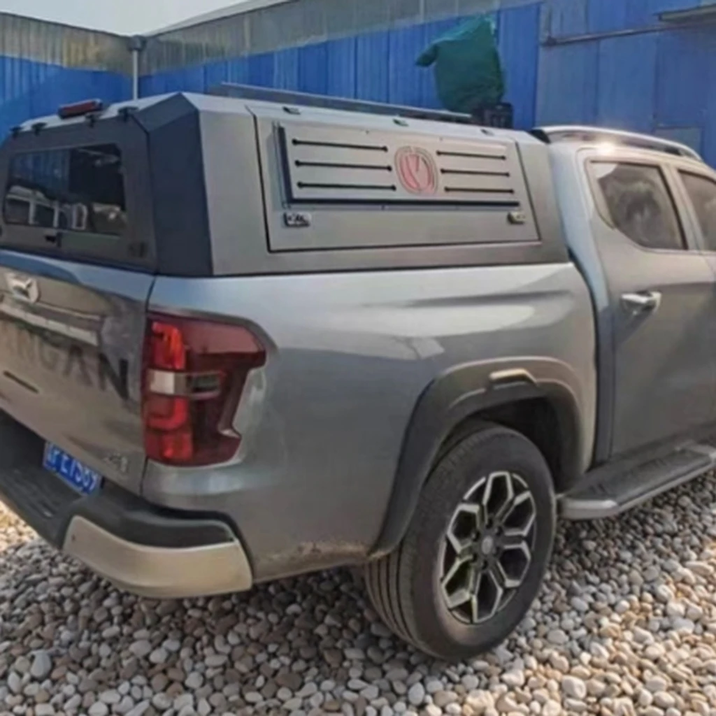 عالية الجودة سبائك الألومنيوم مقاوم للماء شاحنة البضائع السرير الغطاء العلوي طوي على الطرق الوعرة لاقط المظلة العلوية الصلبة ل ZTE/Lingzhu