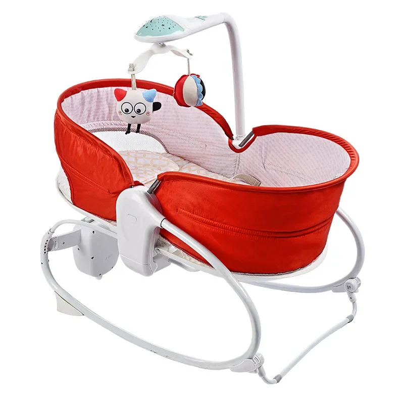 Newborn Baby Cradle, Cradle, Electric Sleeping Basket, Comfort, Sleep, Safety, Baby Artifact, Automatic Rocking Chair.