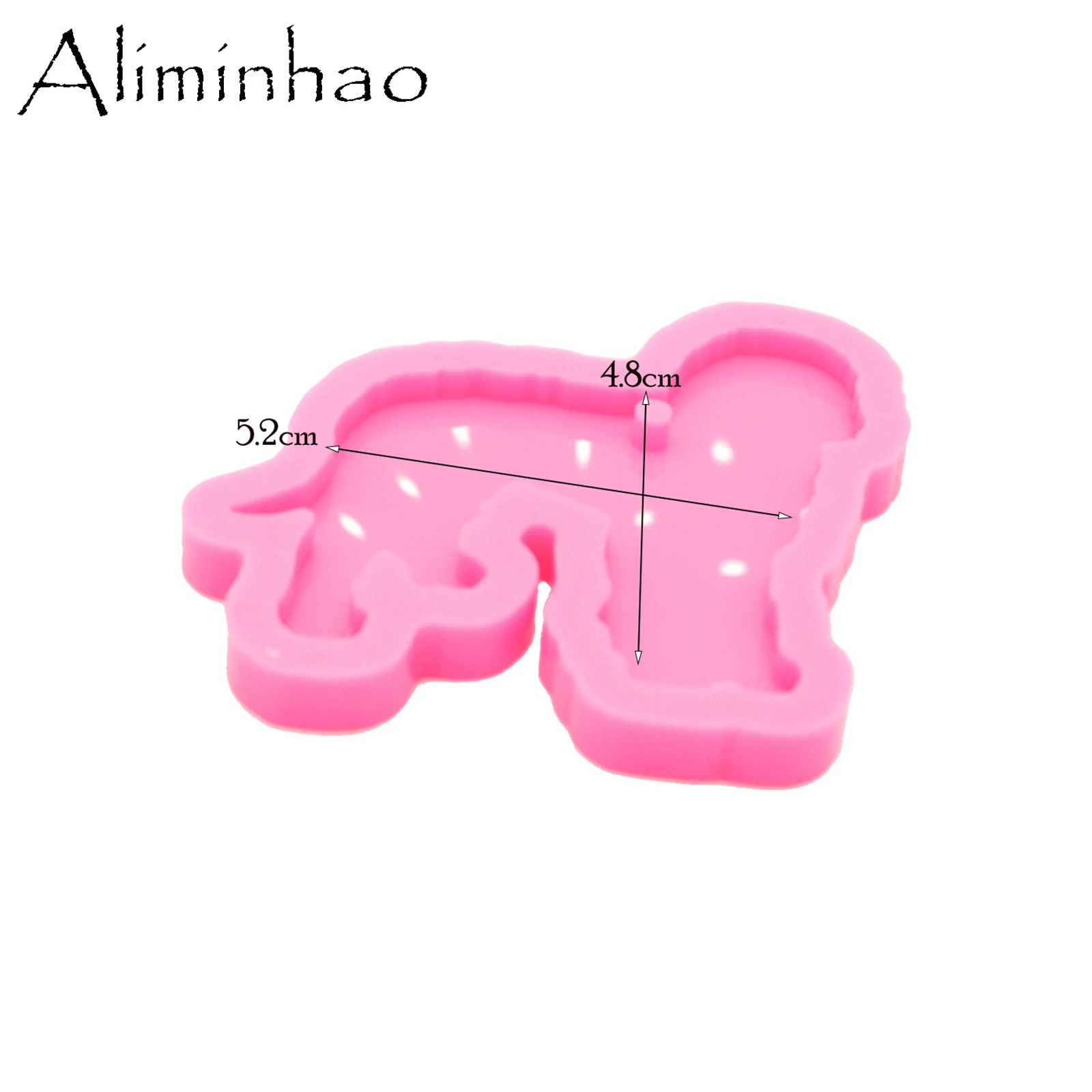 DY0875 Glossy Akita Dog Rottweiler Silicone Keychains Molds, Epoxy Resin DIY Craft Jewelry Polymer Clay Mold