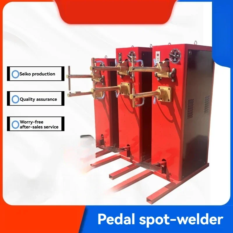 NF Foot Pedal Spot Welding Machine For Metal Sheet Iron Wire And Pet Cage Making Stainless Steel Handheld Contact Welder