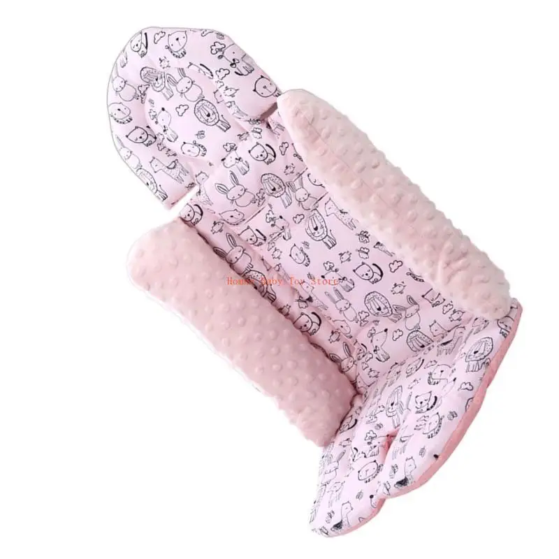

J0PF Stroller Liners Baby Buggys Pushchair Body Support Pad Baby Car Cushion Breathable Baby Pad for Newborns