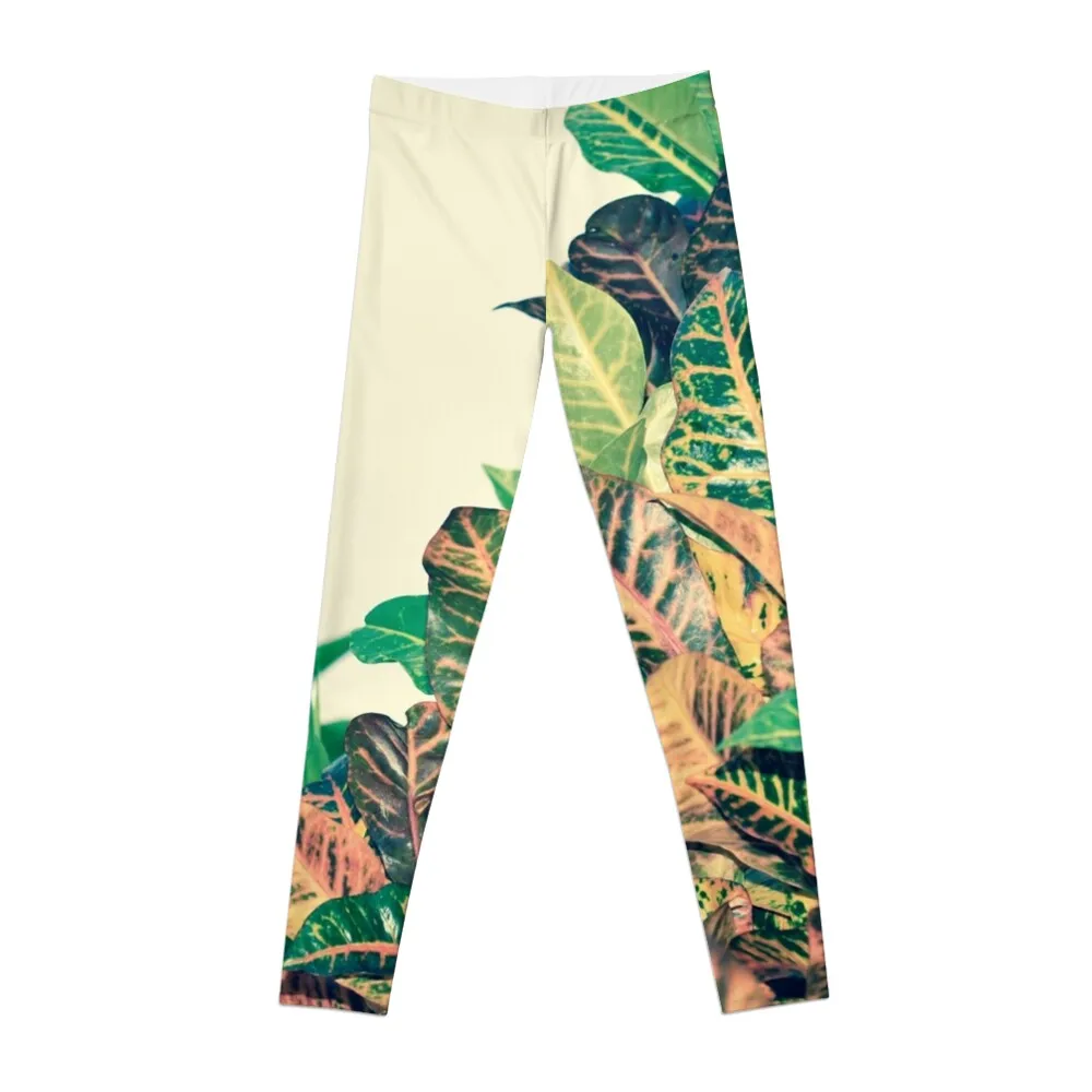 Costa Rican Foliage Leggings Tight fitting woman sport pants Women sports Womens Leggings