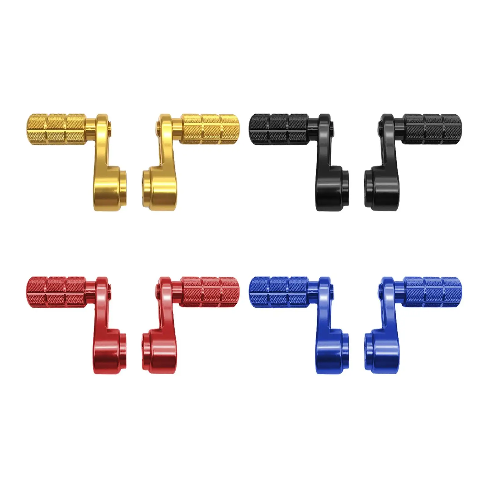 

2x подставки для ног, аксессуары для педалей, подножки, подножки из алюминиевого сплава, ремонтная педаль для велосипеда, скутера, кривошипная ножка для Niu US U1C U + B