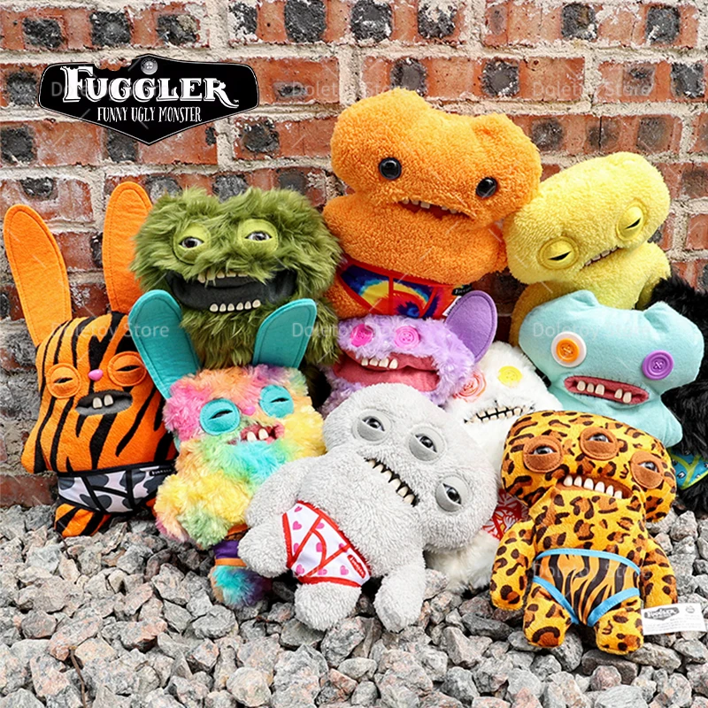 

Оригинальный Fuggler, забавный уродливый монстр Kawaii Gaptooth McGoo, наследственный инопланетянин, каникул, милый монстр, забавная зубная кукла, коллекционные игрушки