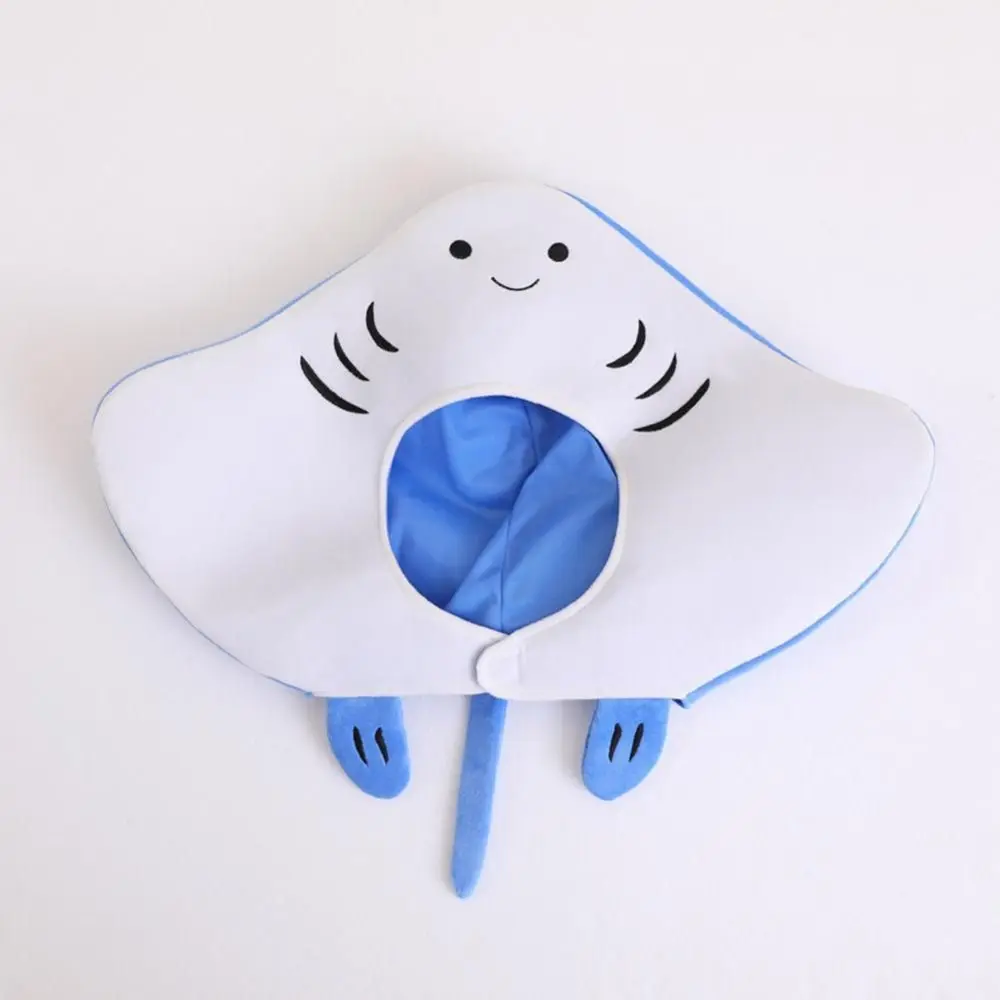 

Hair Accessories Fish Shape Stingray Costume Hat Cute Funny Hat Cartoon Fish Headgear Performance Use