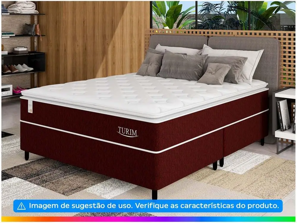 Base Bed Box Queen Plumatex Bipartite