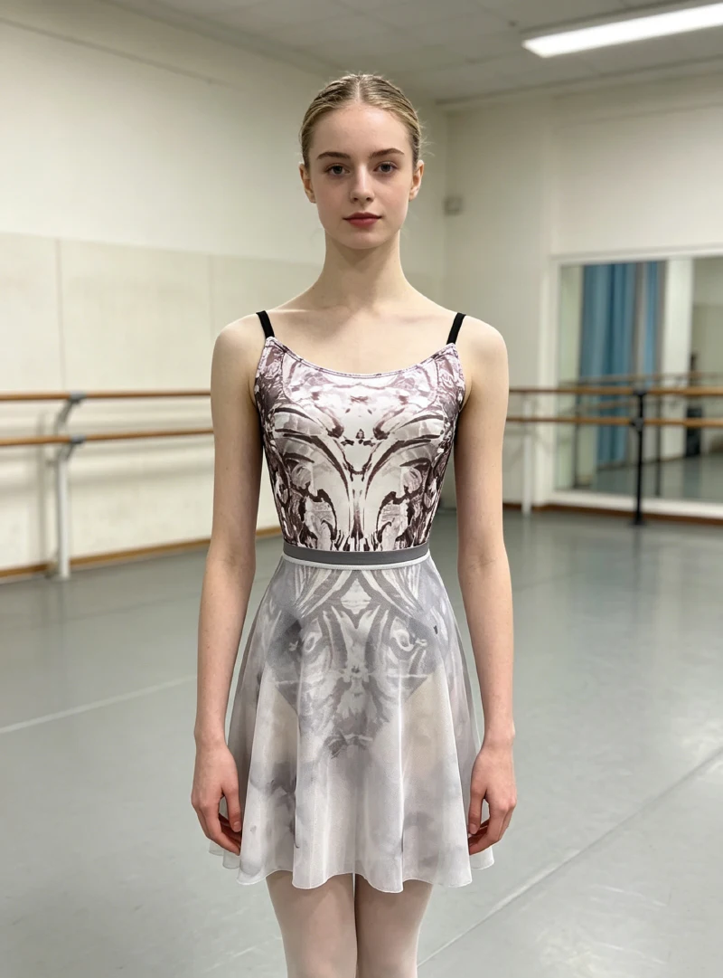 Ballett Tanz Trikot Frauen Weiß Ärmellose Tanzen Overall Erwachsene Eleganz Tägliche Praxis Ballett Tanz Kleidung Yoga Trikot – Detail 7
