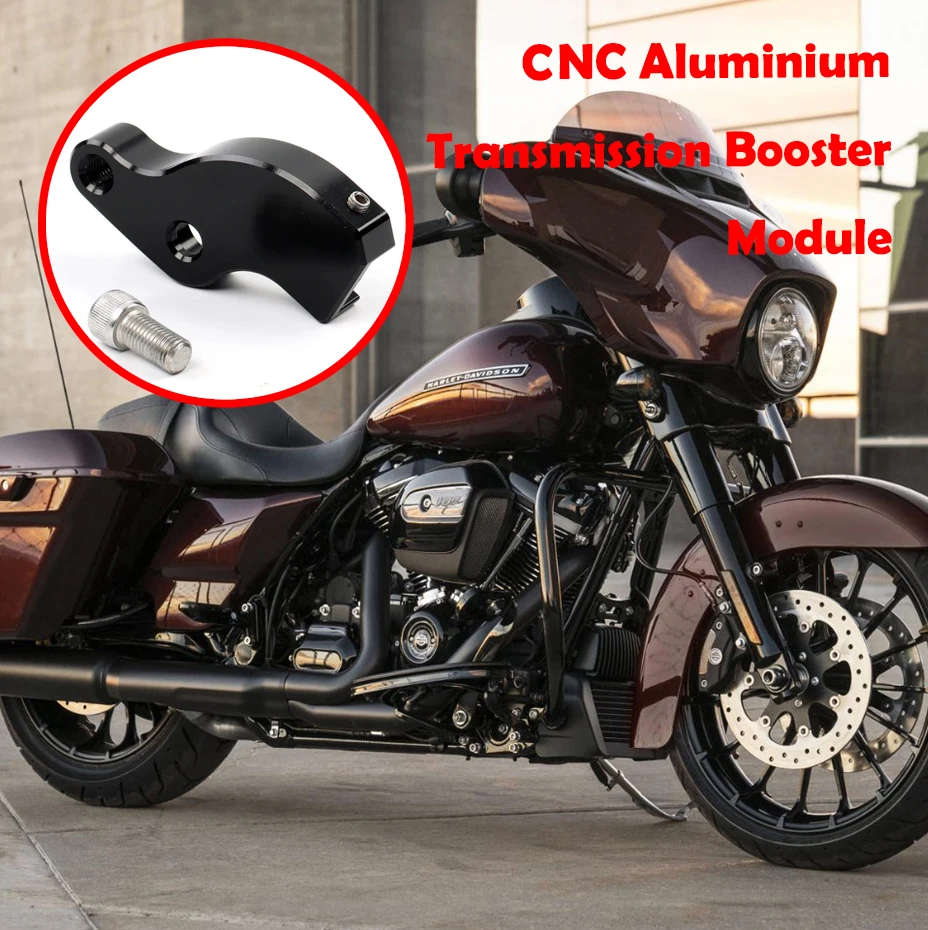 

Алюминиевый модуль усилителя трансмиссии CNC для мотоцикла Harley M8 Touring Electra Street Glide FLHR 2017-Up Softail FXLD FXBB