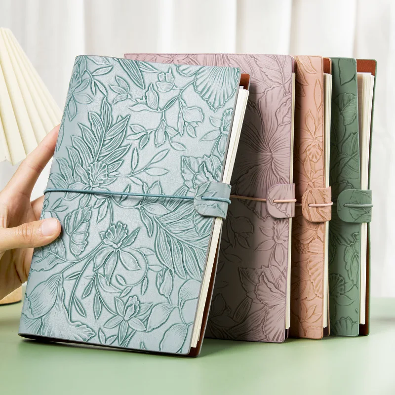 A5 Detachable Loose Leaf Notebook Cute Aesthetic Journal Student Daily Diary Weekly Planner Hand Account Supplies