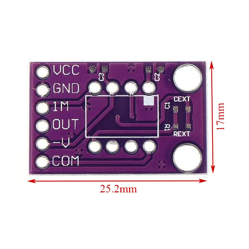 OPT101 Analog Light Intensity Sensor Module 2.7-36V 14kHz, Monolithic Photodiode Illuminance Detector with Amplifier